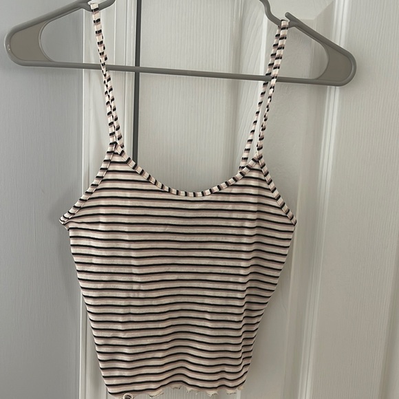 striped cropped tank - Picture 1 of 3